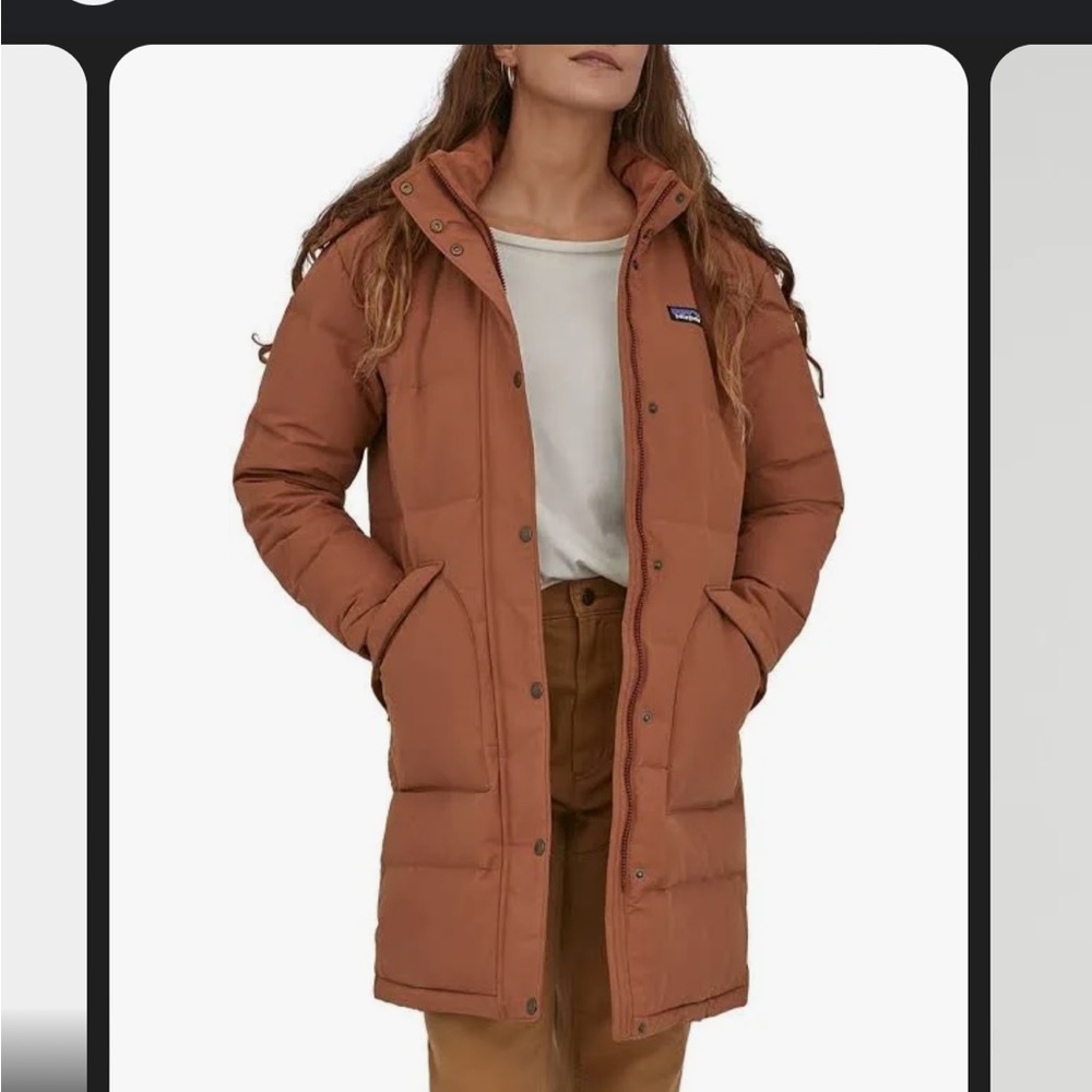 Downdrift parka in siso brown